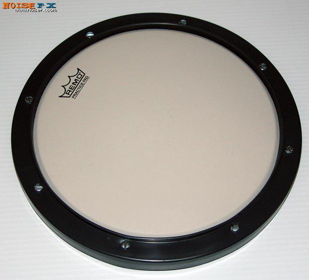NoiseFX Remo Practice Drum Pad 10 inch (modified for edrums)